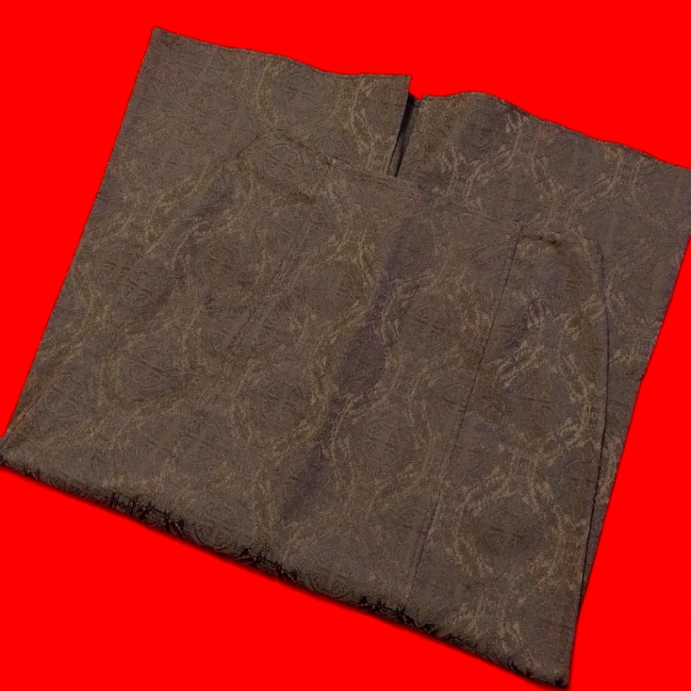 Vintage 90s Morbid Threads brocade skirt